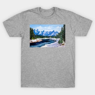 Stream near the Rockies T-Shirt